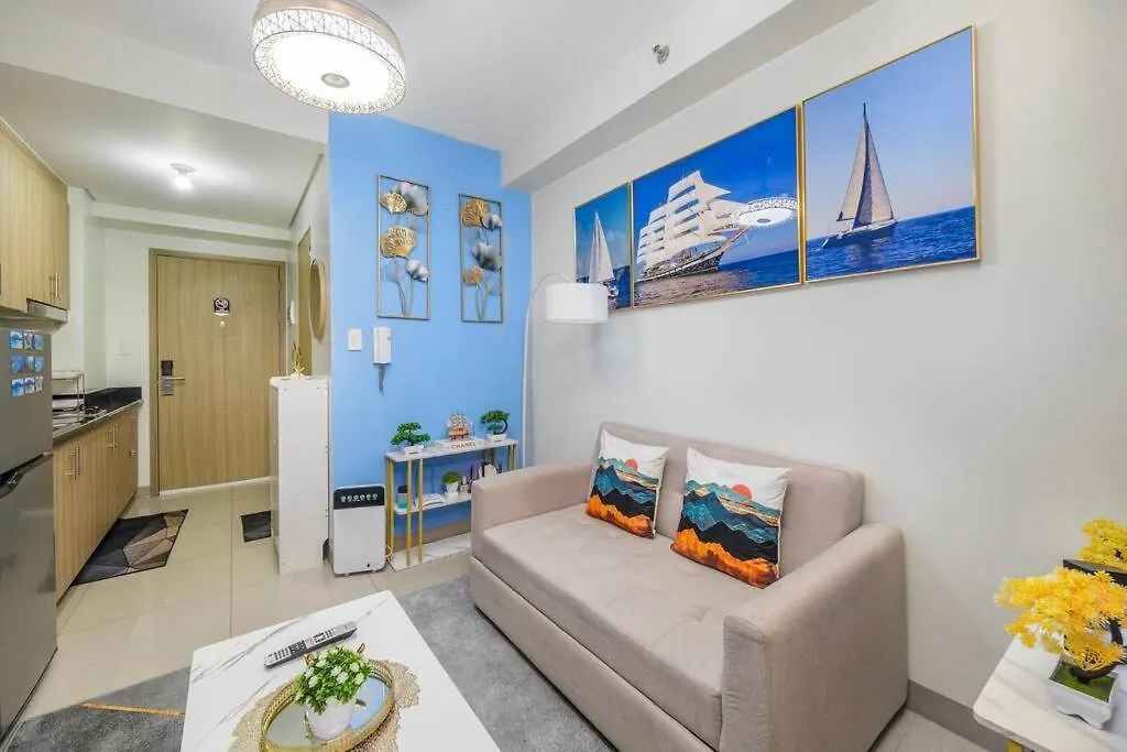 Apartmán 2 Condos, 5 Beds, 2 Cr @ Shore2 Moa Manila Filipíny