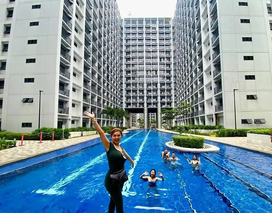 Apartmán 2 Condos, 5 Beds, 2 Cr @ Shore2 Moa Manila