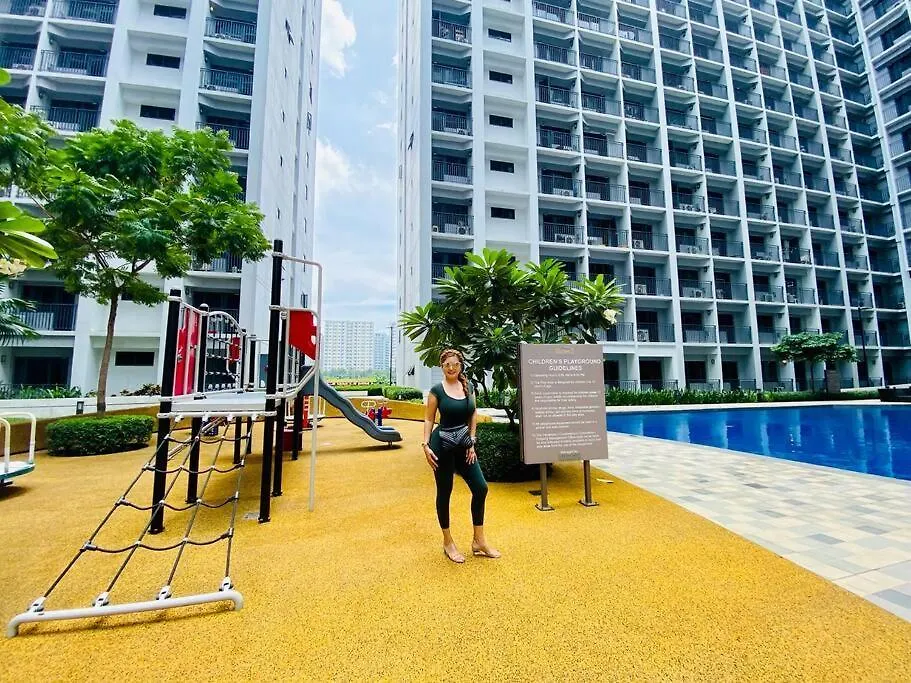 Apartmán 2 Condos, 5 Beds, 2 Cr @ Shore2 Moa Manila Filipíny